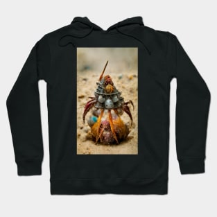 Hermit Crab Stylized 02 Hoodie